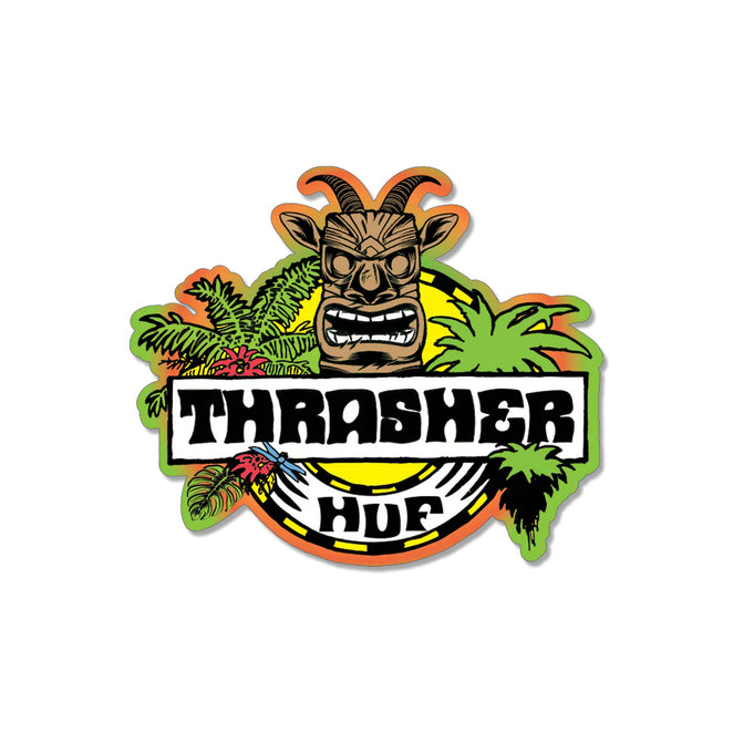 HUF x Thrasher Sticker
