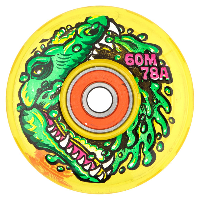 Santa Cruz Slime Balls Gator Swamp Spew Light Up 78a Wheels