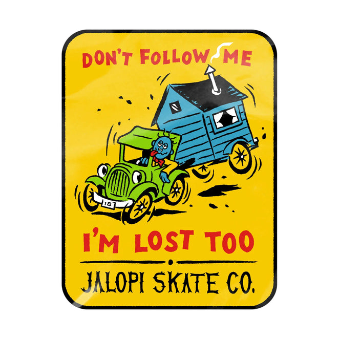 Anti-Hero Jalopi Don't Follow Me Sticker