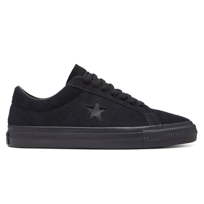 Converse One Star Pro Classic Suede Black Shoes