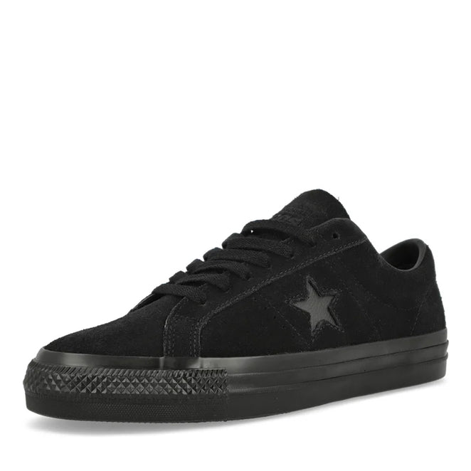 Converse One Star Pro Classic Suede Black Shoes