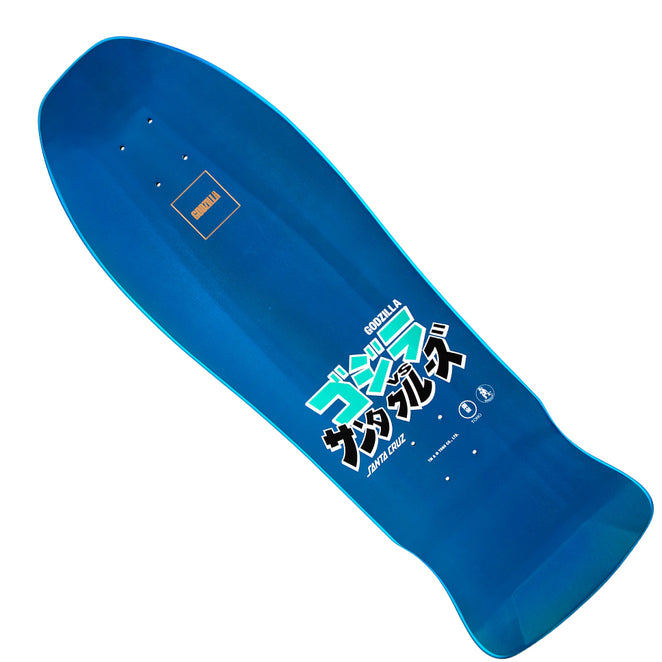 Santa Cruz Godzilla Kaiju Roskopp Shaped Deck