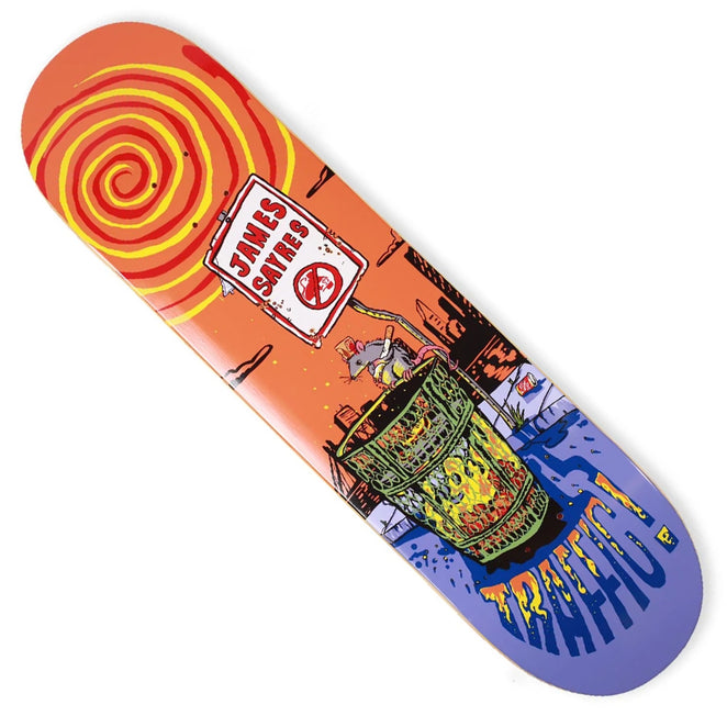 Traffic Skateboards James Sayres Rat Race Deck