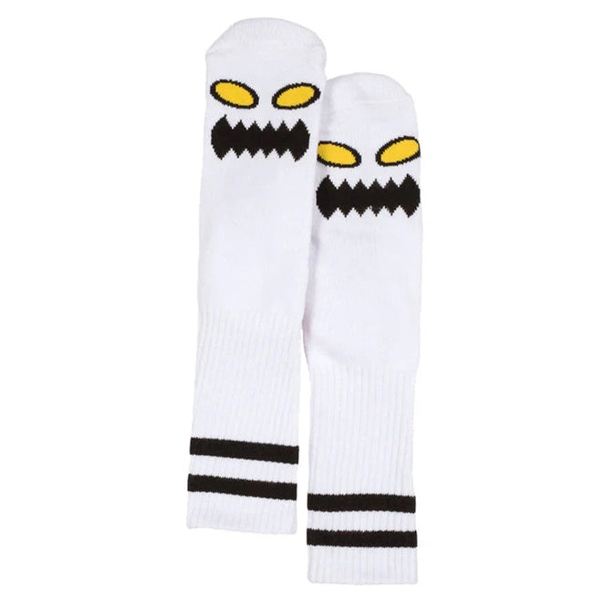 Toy Machine Monster Face White Socks