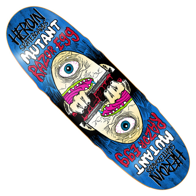Heroin Skateboards Mutant Razoregg Shaped Deck