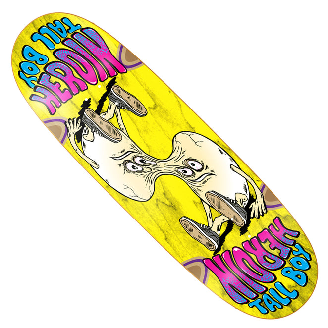Heroin Skateboards Merged Tall Boy Deck