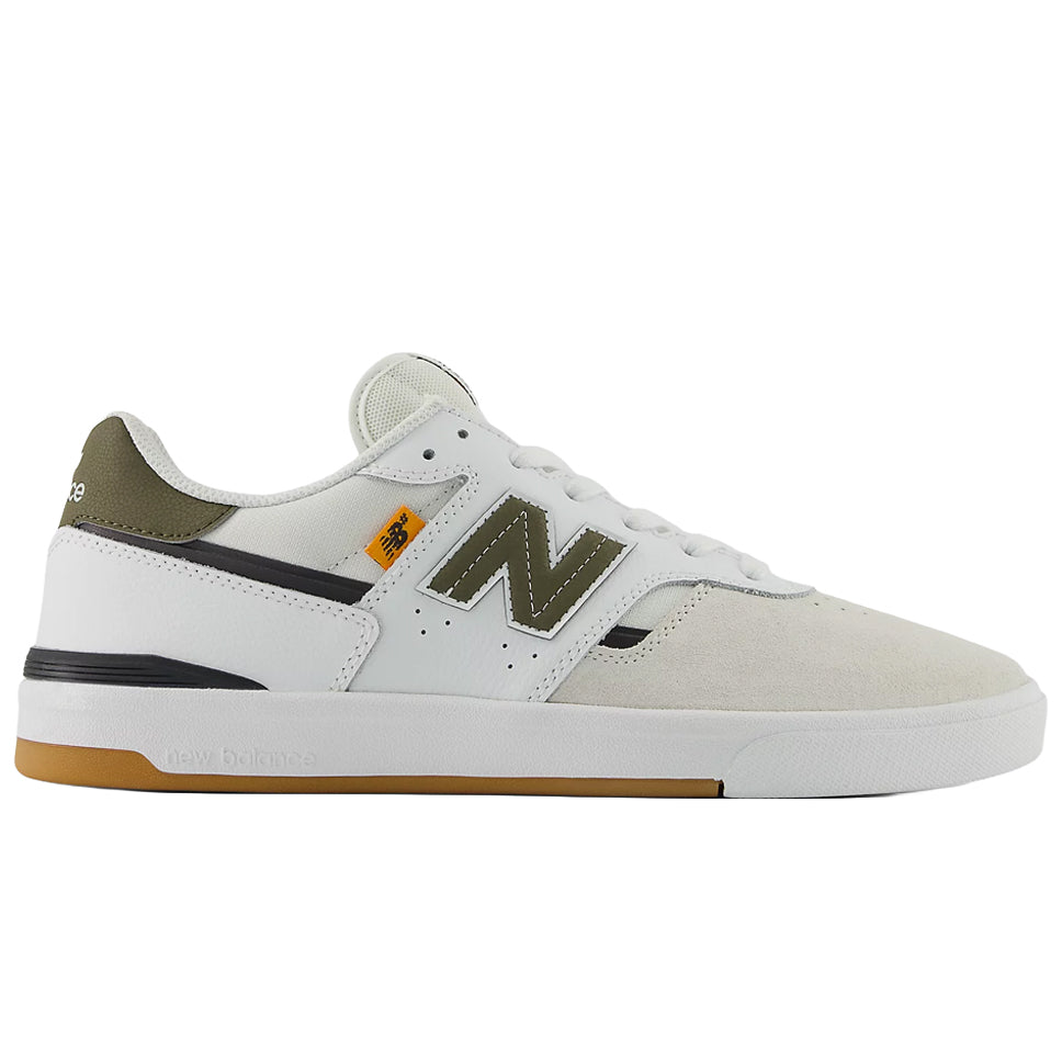 Jドリーム 11 New Balance Numeric Jamie Foy 306 Cup White Dark Moss Shoes
