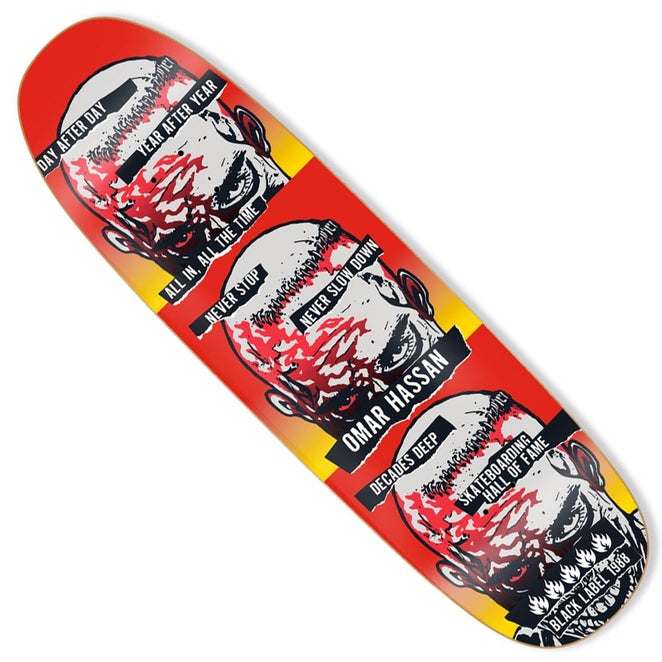 Black Label Omar Hassan Never Stop Black Widow Shape SHOF Edition Deck