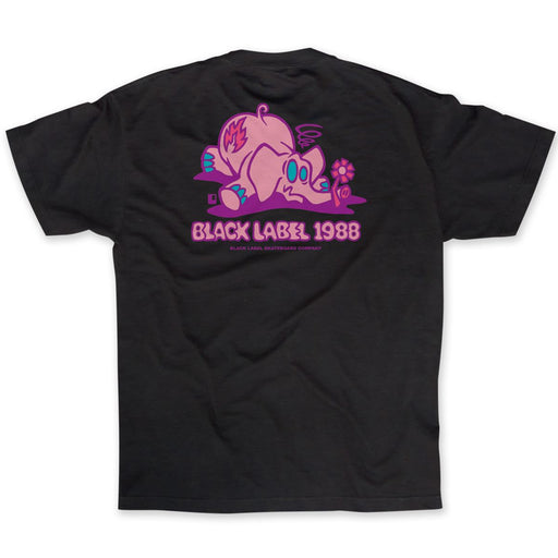 Black Label Pink Elephant T Shirt