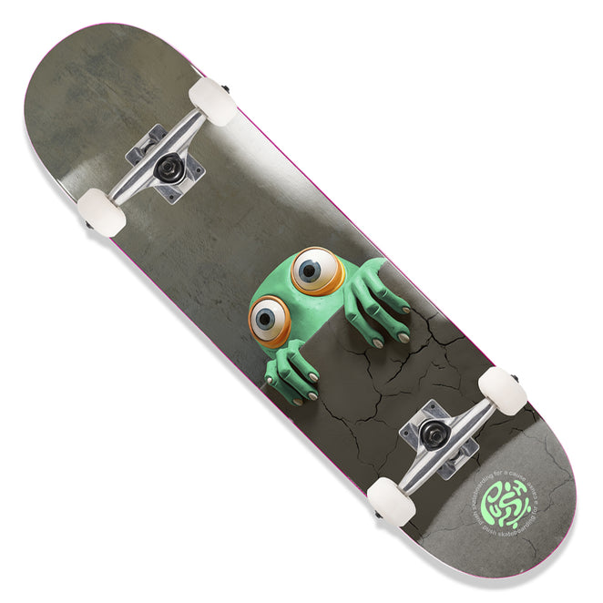 Push Peek Over First Push Complete Skateboard