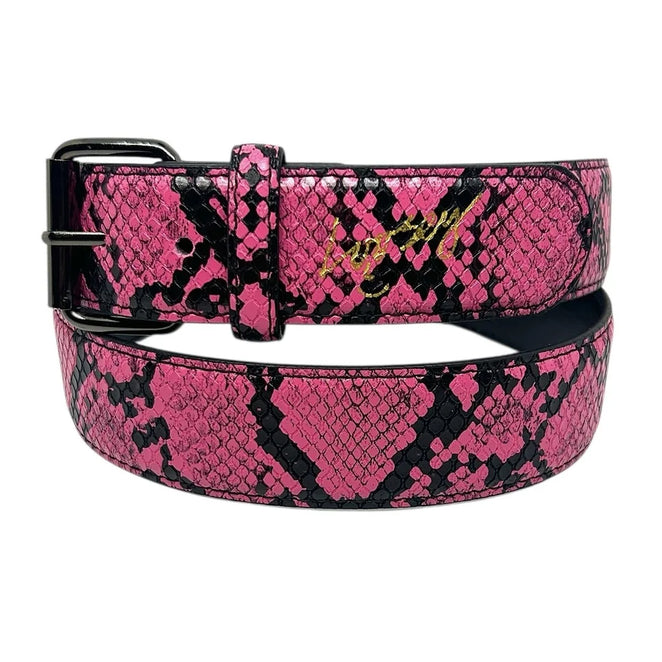 Loosey Pink Slither Belt