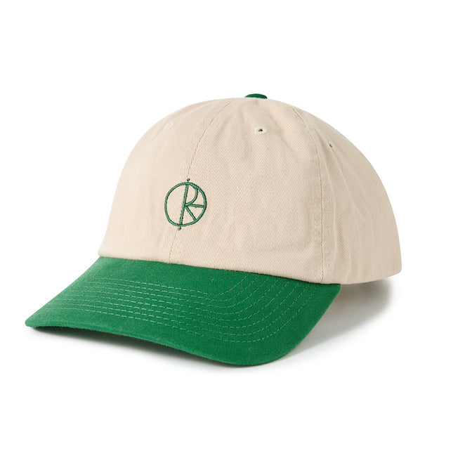 Polar Skateboards Ecru Sai Stroke Logo Strap-Back Hat