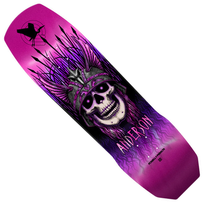 Powell Peralta Andy Anderson Heron 4 Pink Foil Shaped Deck