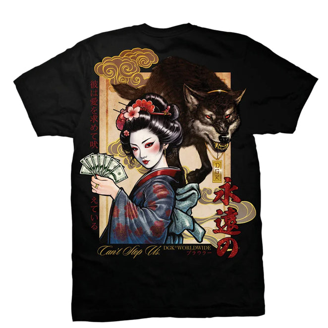 DGK Prowler Black T Shirt