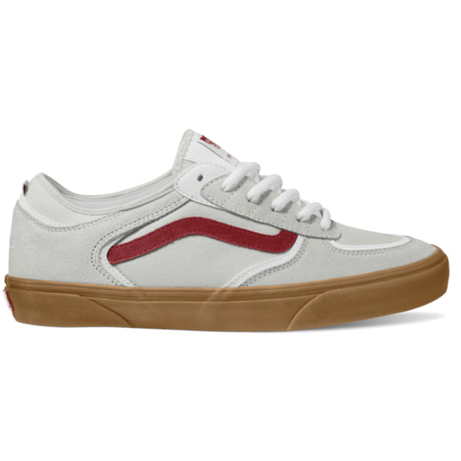 Vans Skate Rowley Red White Gum Shoes