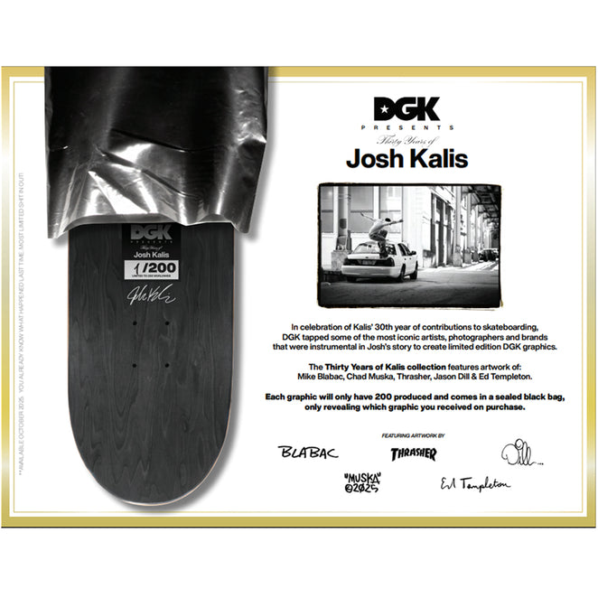 DGK 30 Years of Josh Kalis Blind Bag Deck