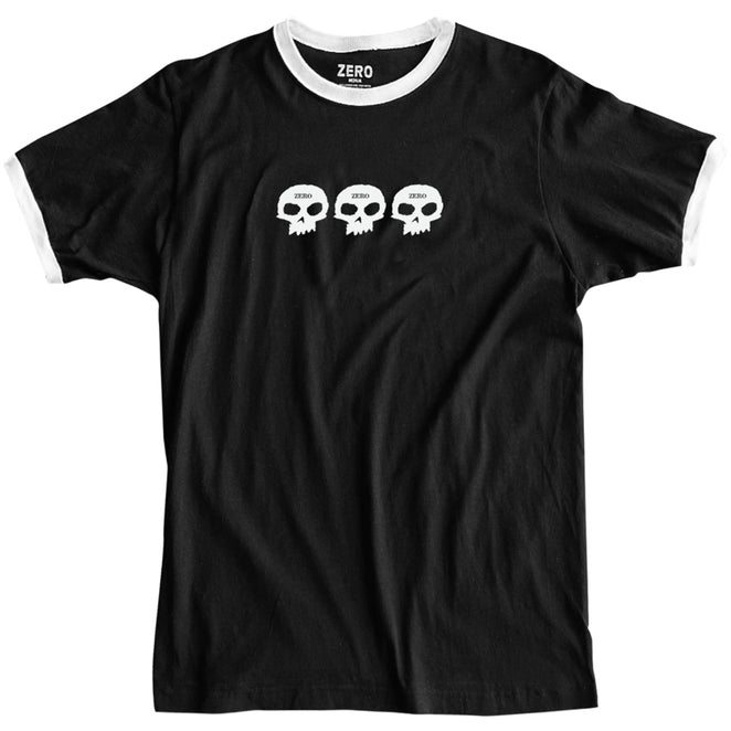 Zero 3 Skull Ringer T Shirt