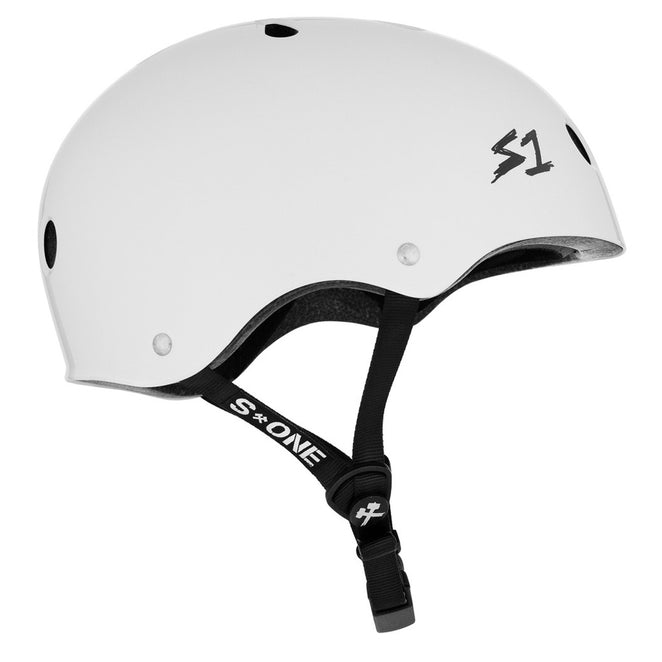 S One Mega Lifer White Gloss Helmet