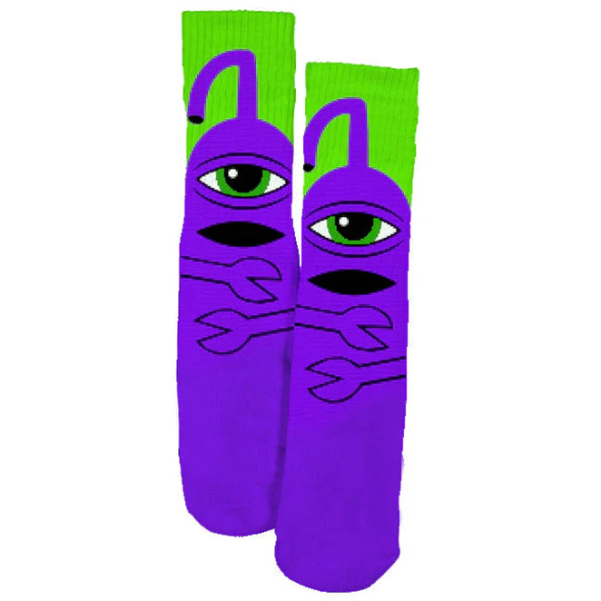 Toy Machine Sect Hug Purple Socks