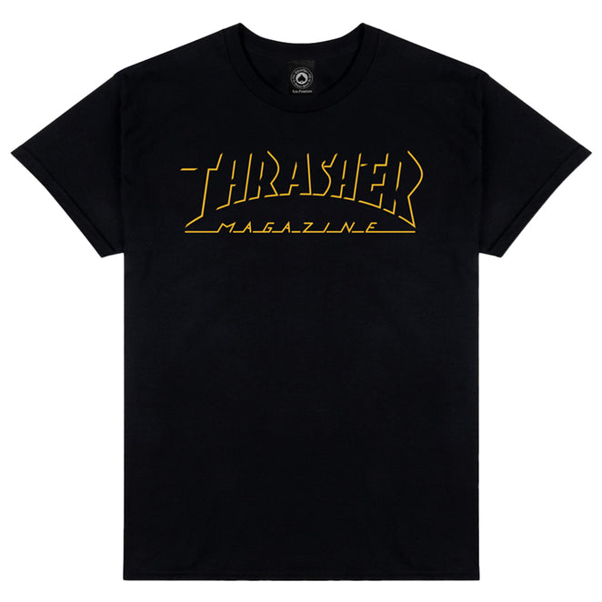 Thrasher Magazine Shadow Mag Logo T Shirt