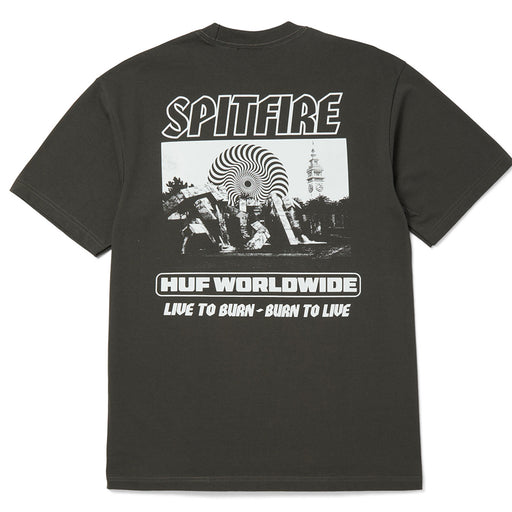 HUF Spitfire Burn Heavyweight T Shirt