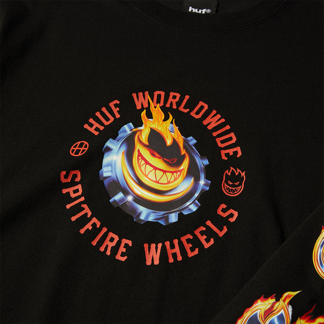HUF Spitfire Chrome Head Longsleeve T Shirt
