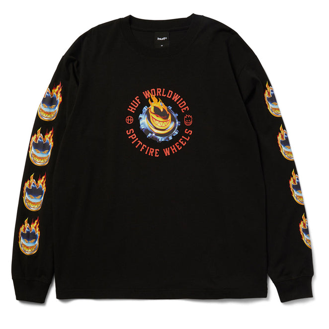 HUF Spitfire Chrome Head Longsleeve T Shirt