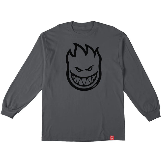 Spitfire Bighead Charcoal Longsleeve T Shirt