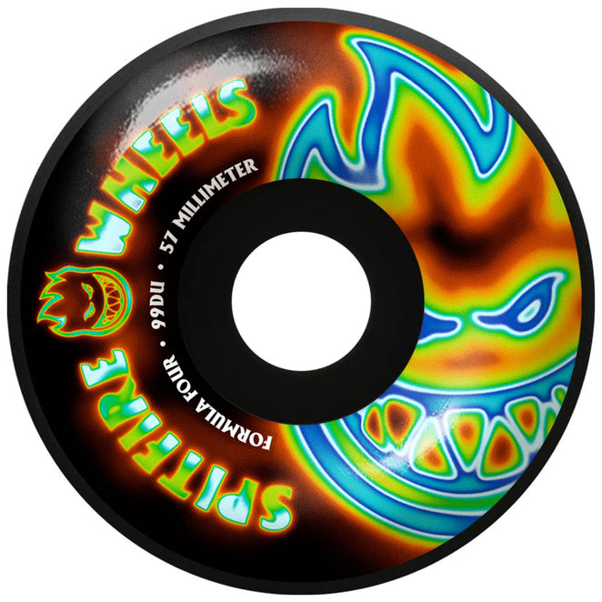 Spitfire Radioactive Black Bighead Formula Four 99D Wheels