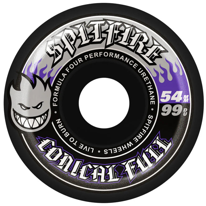 Spitfire Conical Full Black Formula Four 99D Wheels