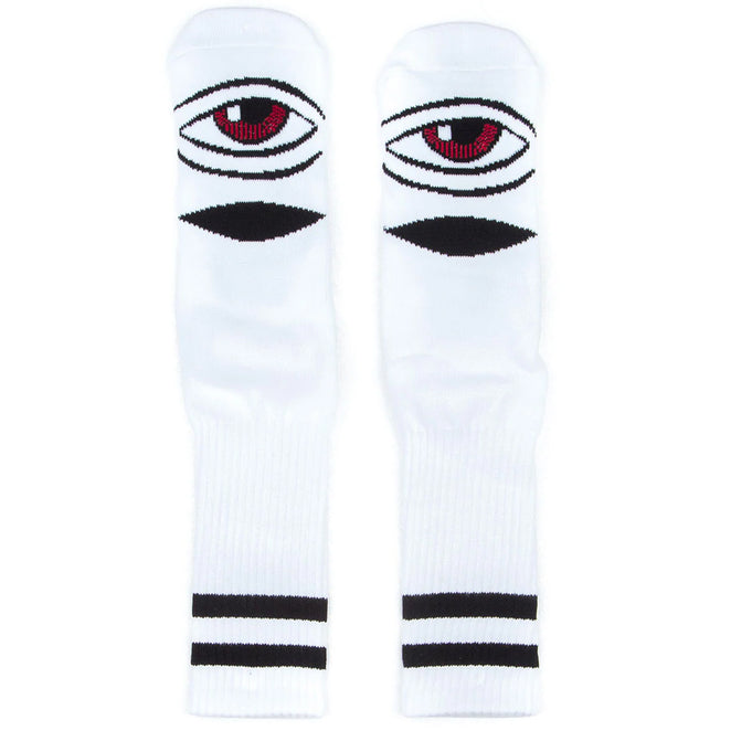 Toy Machine Sect Eye White Socks