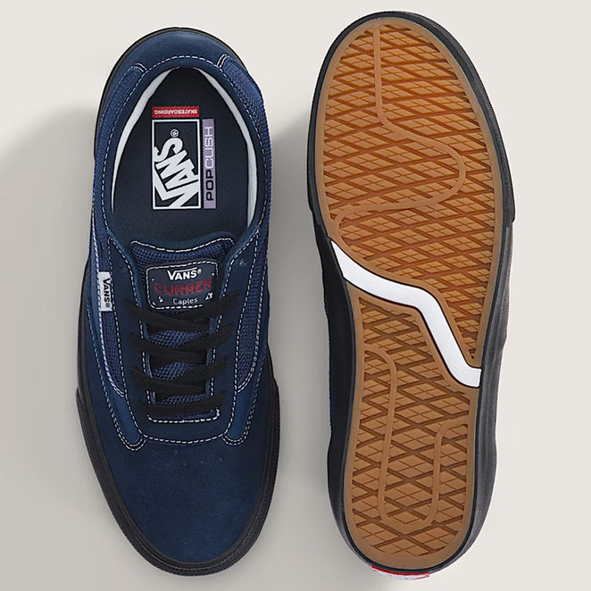 Vans Skate Curren Caples Navy Black Shoes