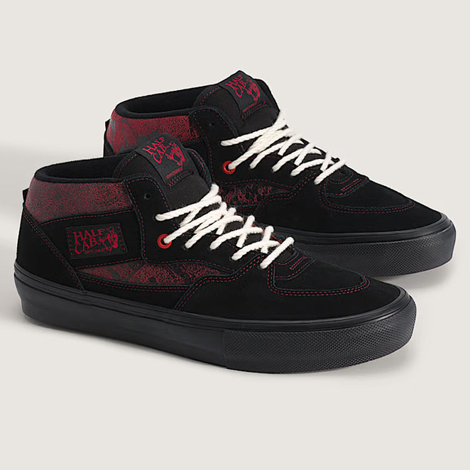 Vans Skate Half Cab Red Black Shoes
