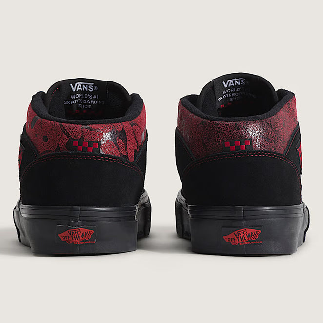 Vans Skate Half Cab Red Black Shoes
