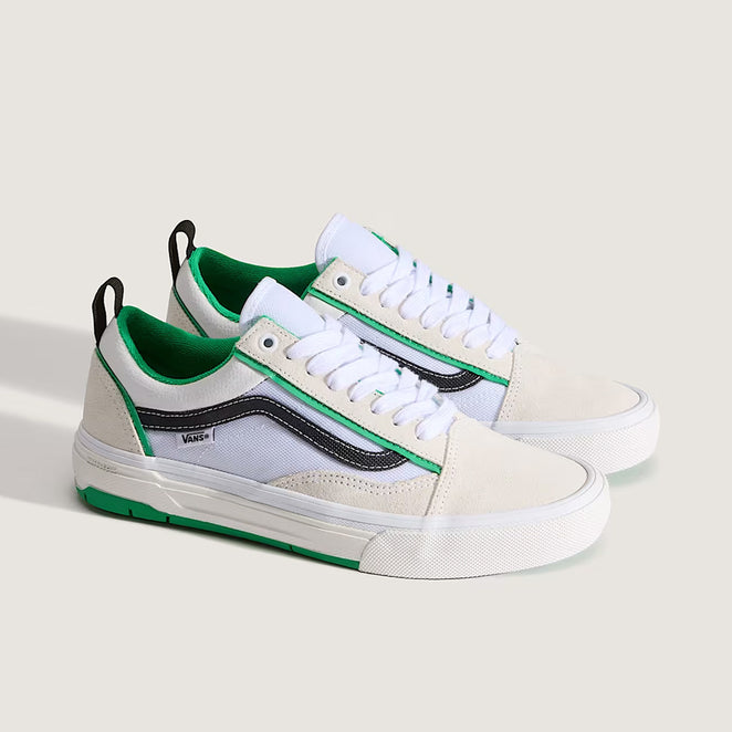Vans Skate Old Skool Wafflecup White Green Shoes
