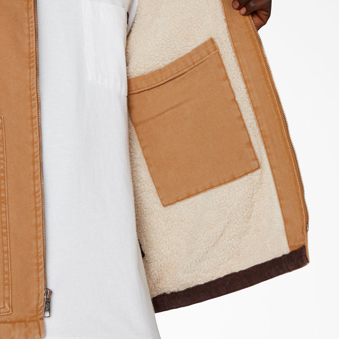 Dickies Duck High Pile Sherpa Lined Vest