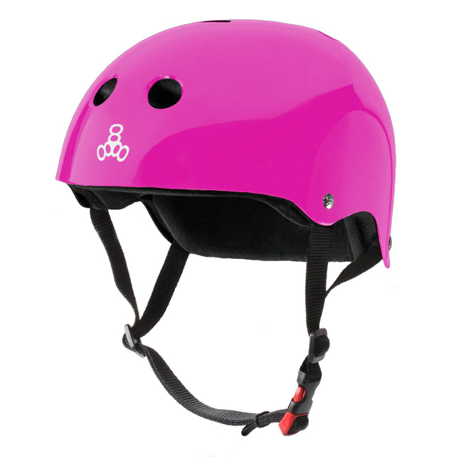 Triple 8 The Certified Sweatsaver Pink Glossy Helmet