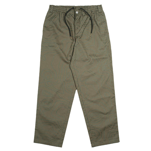 Theories Stamp Lounge Contour Green Pants
