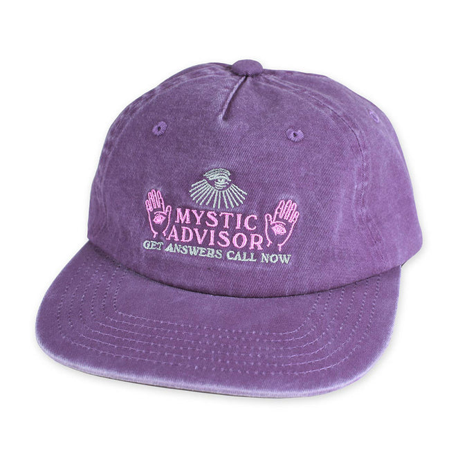 Theories Mystic Advisor Washed Purple Snap-Back Hat