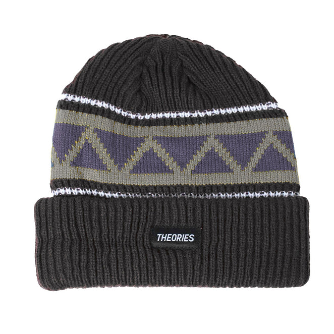 Theories Peaks Charcoal Beanie