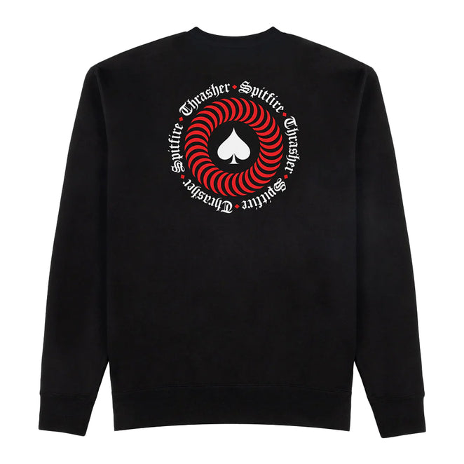 Thrasher Magazine x Spitfire The End Oath Crew Neck Sweater