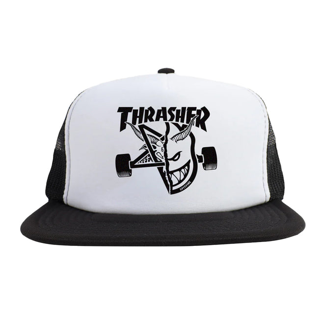 Thrasher Magazine x Spitfire Thrash And Burn Trucker Hat