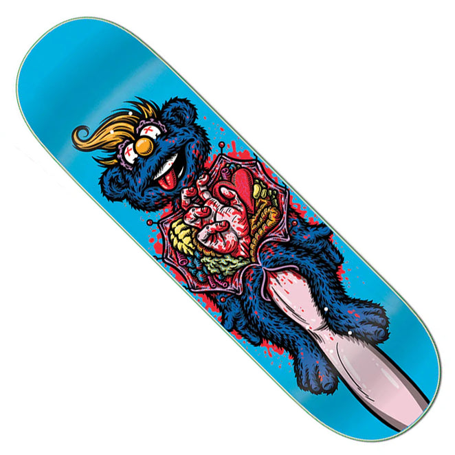 Strangelove Todd Bratrud Hand Puppet Blue Painted Deck