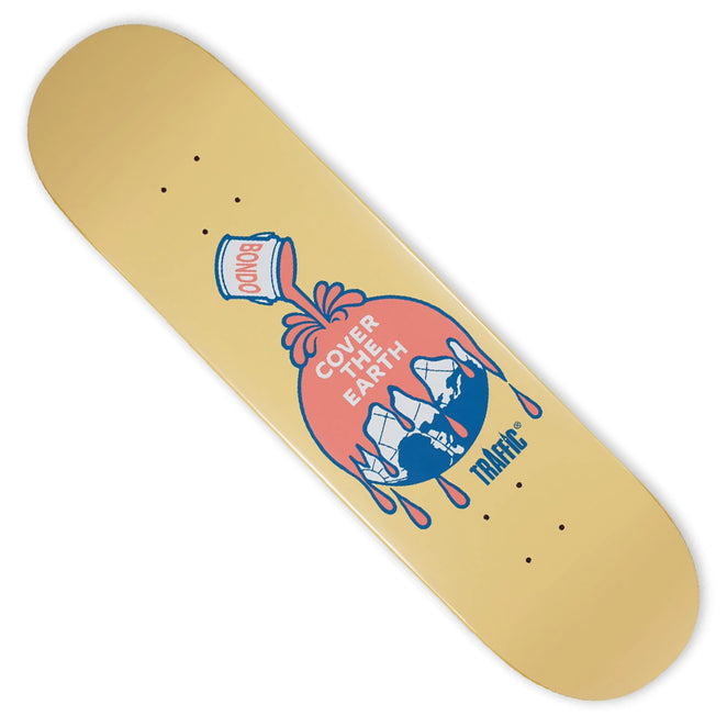 Traffic Skateboards Cover The Earth Deck