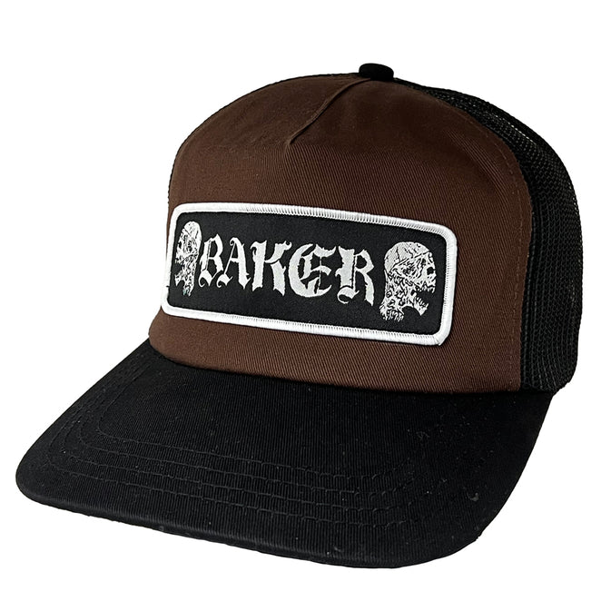 Baker Twin Skulls Trucker Hat