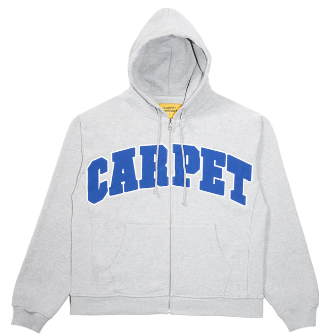 Carpet Company Varsity Zip-Up Hooded Sweatshirt