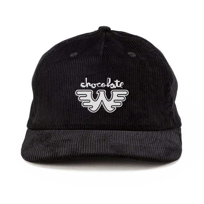 Chocolate Waylon Jennings Cord Snap-Back Hat