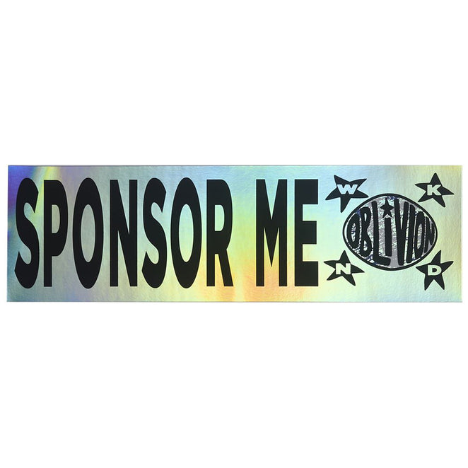 WKND Skateboards x Oblivion Sponsor Me Bumper Sticker