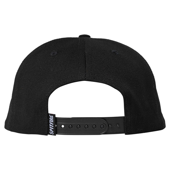 Spitfire Bighead Black Charcoal Snap-Back Hat