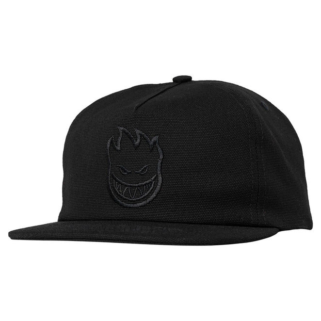 Spitfire Bighead Black Charcoal Snap-Back Hat